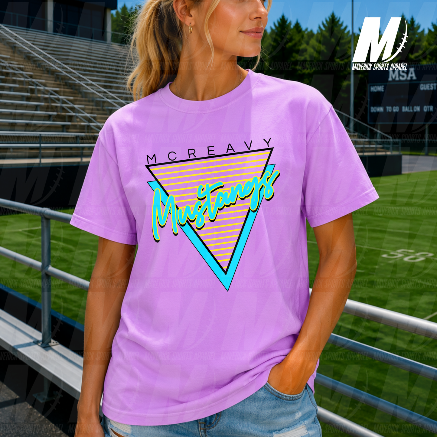 McReavy Mustangs Electric Summer – Comfort Colors® Series