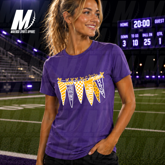 Morton Ranch Mavericks Pep Rally Pennants – Soft Tek Series