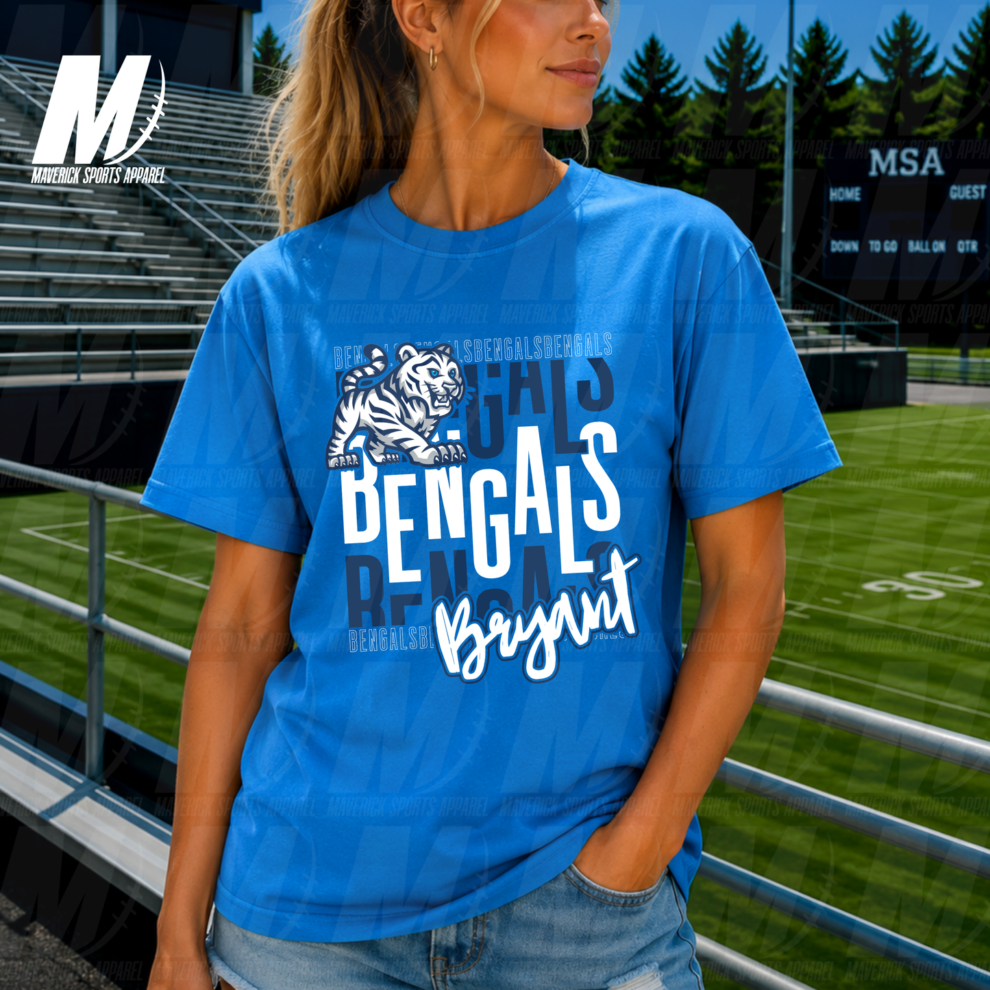 Bryant Elementary Bengals Legacy Stack – Comfort Colors® Series