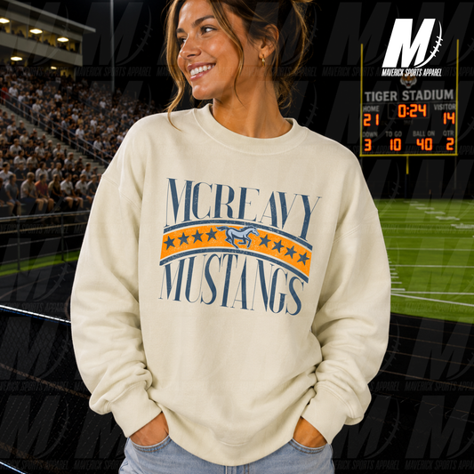 Turlington Tigers University – Crewneck Sweatshirt in Sand