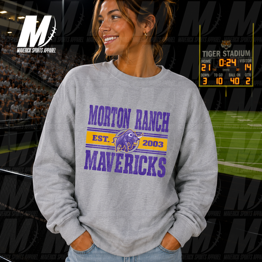 Morton Ranch Mavericks All-American – Crewneck Sweatshirt