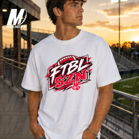 Game Face | Katy ISD | FTBL SZN Comfort Colors Tee