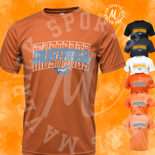 Stacked Mustangs Xtreme-Tek Dri-Fit Tee