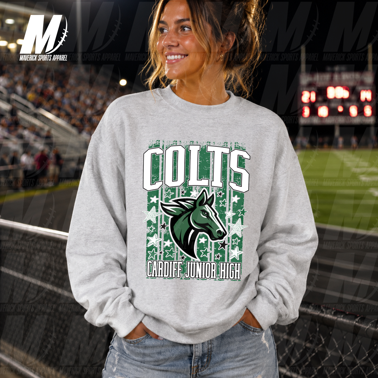 Cardiff Colts Stars & Stripes – Crewneck Sweatshirt