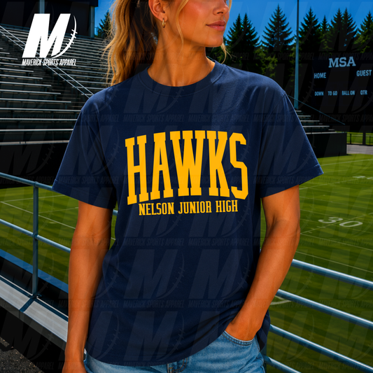 Nelson Junior High Classic Collegiate – Comfort Colors® Series