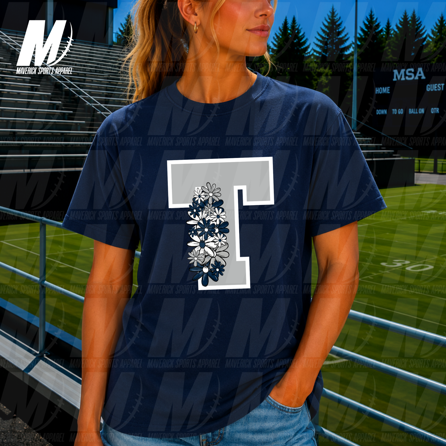 Turlington Tigers Varsity Summer Bloom – Comfort Colors® Series