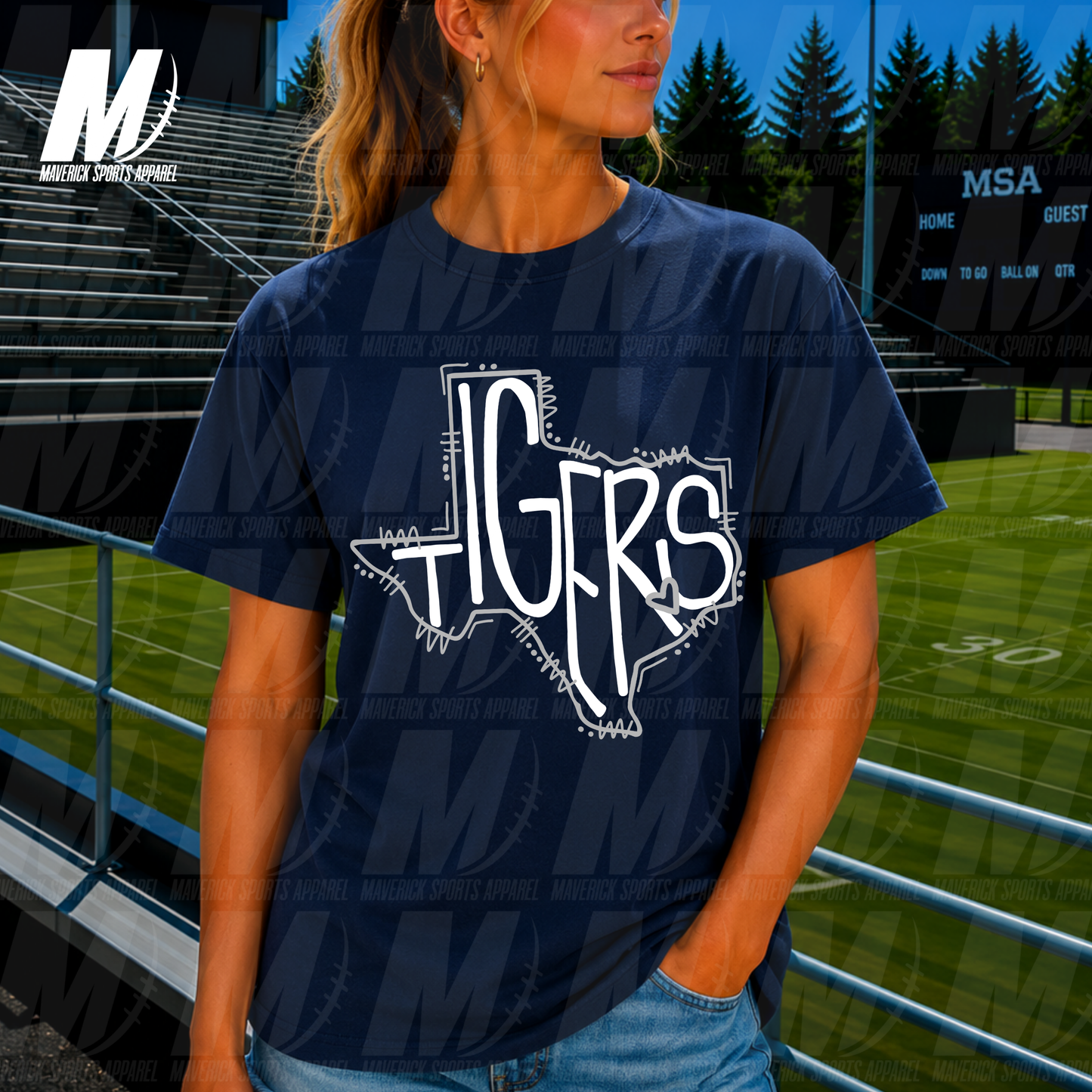 Turlington Tigers Hometown Texas – Comfort Colors® Series