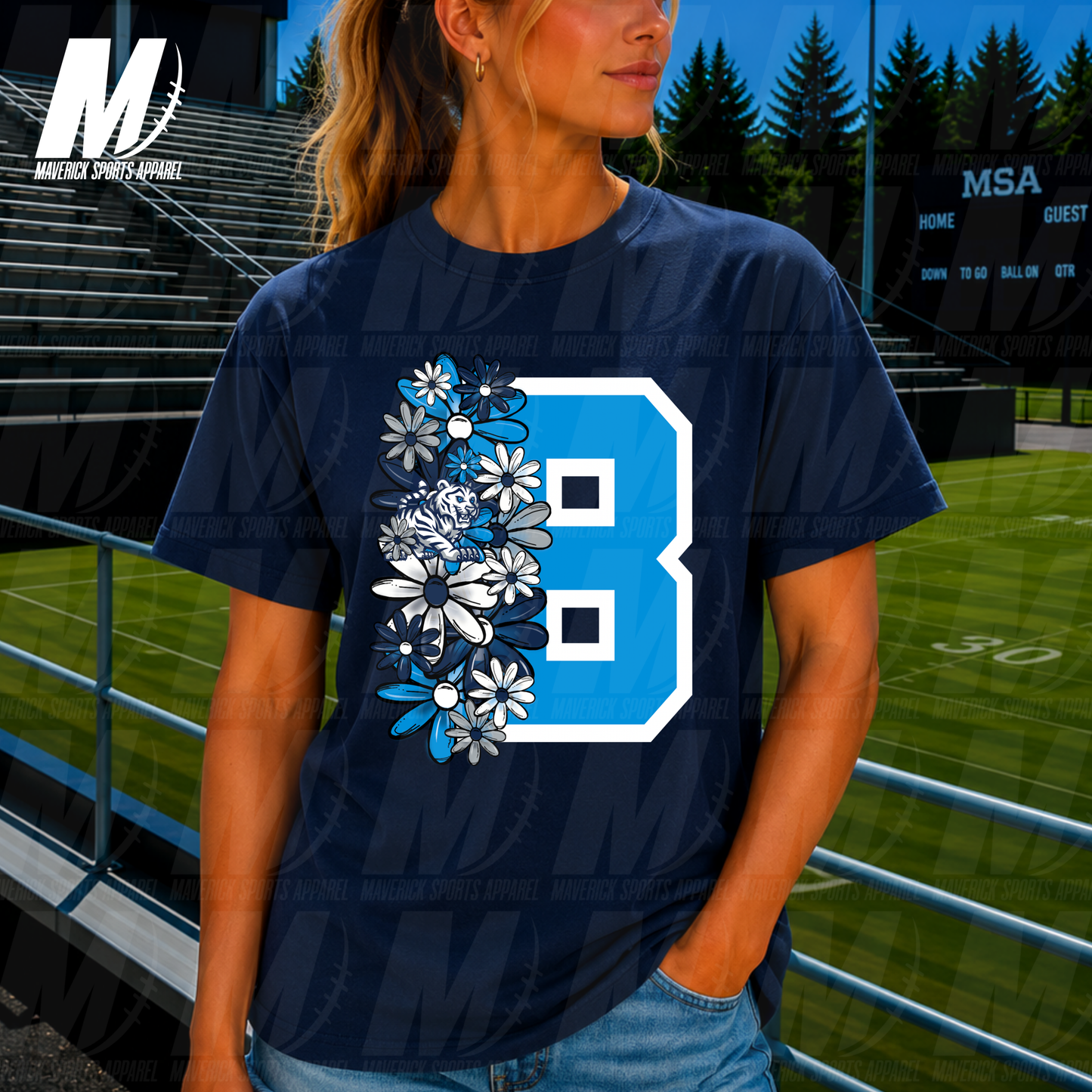 Bengals Varsity Summer Bloom – Comfort Colors® Series