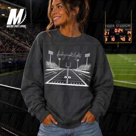 Under the Lights | FTBL SZN Crewneck Sweatshirt