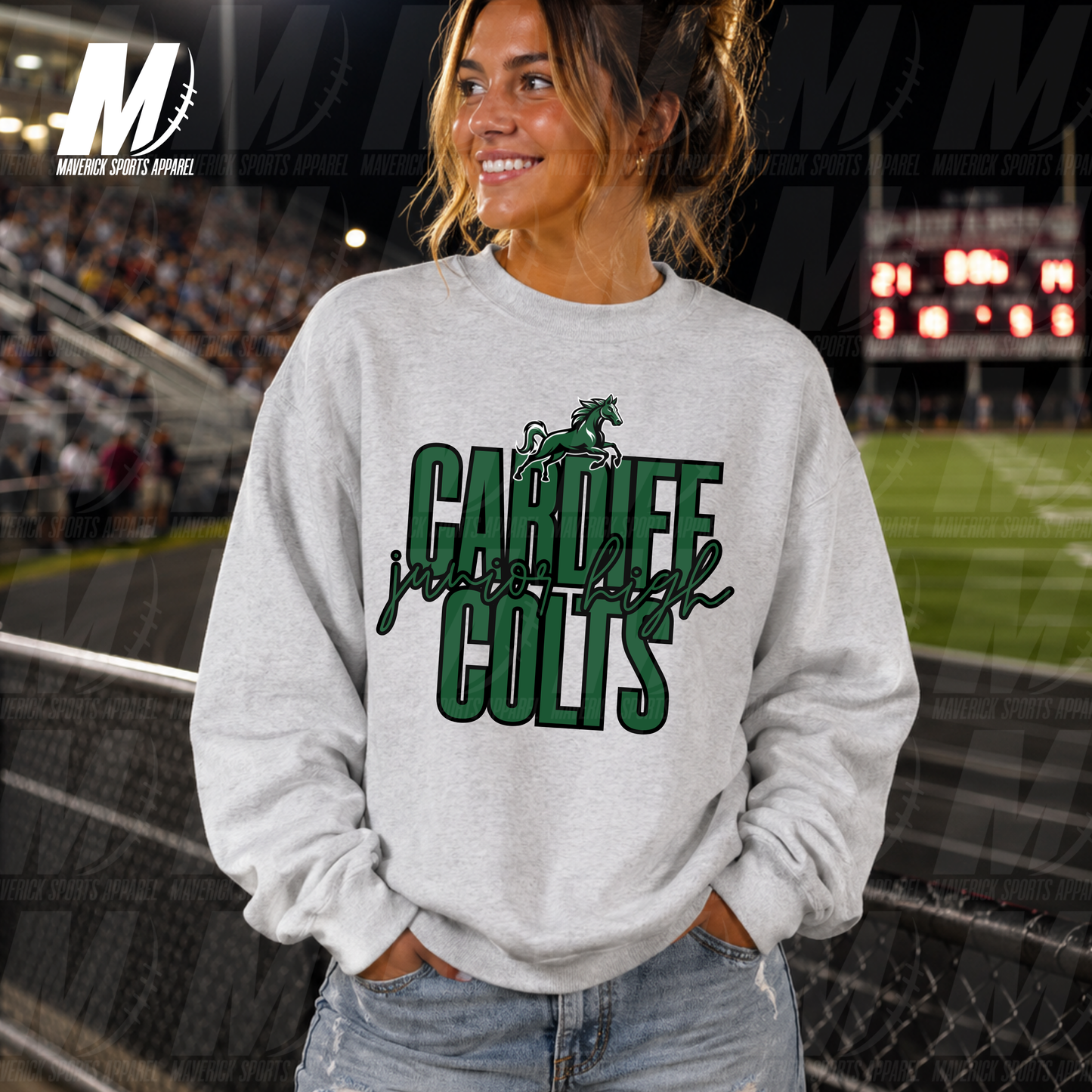 Cardiff Colts Varsity Signature – Crewneck Sweatshirt