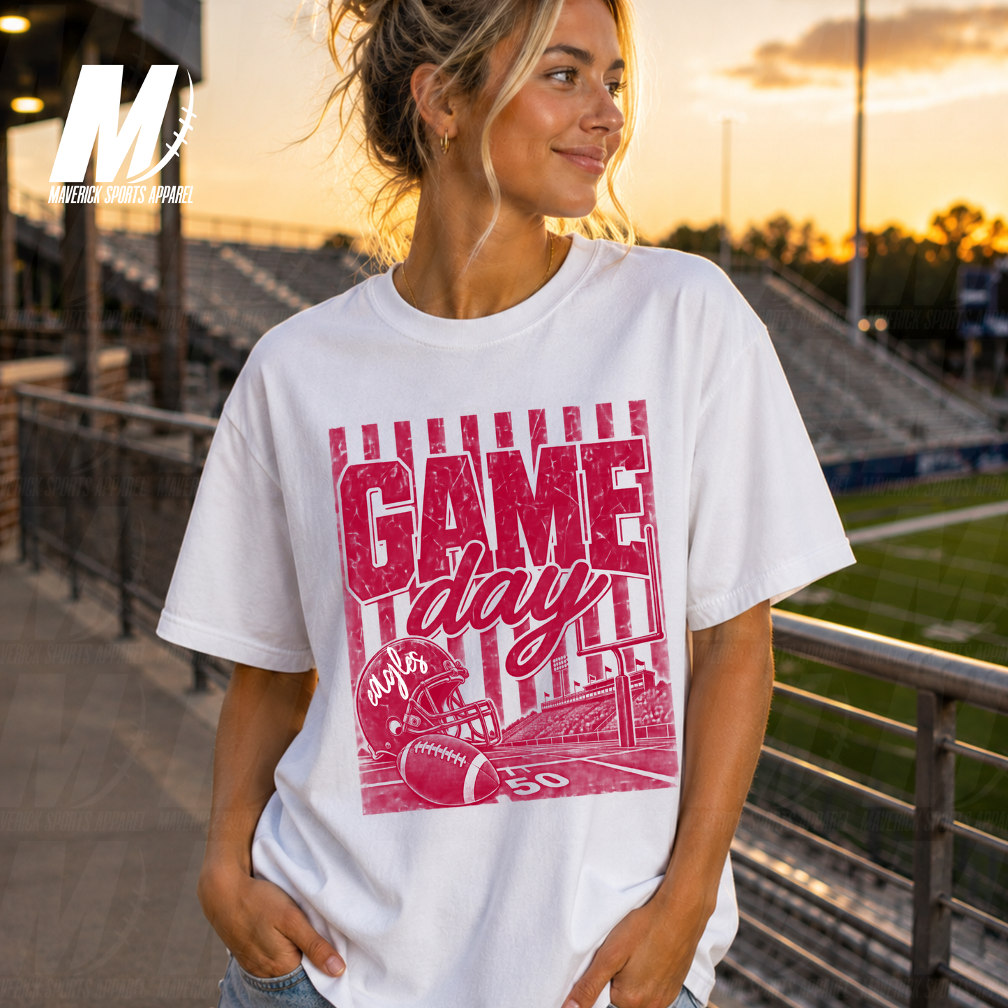 Stadium Nights | Humble ISD | FTBL SZN Comfort Colors Tee