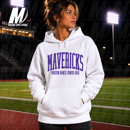 Morton Ranch Junior High Classic Collegiate – Hyperactive Fleece Hoodie
