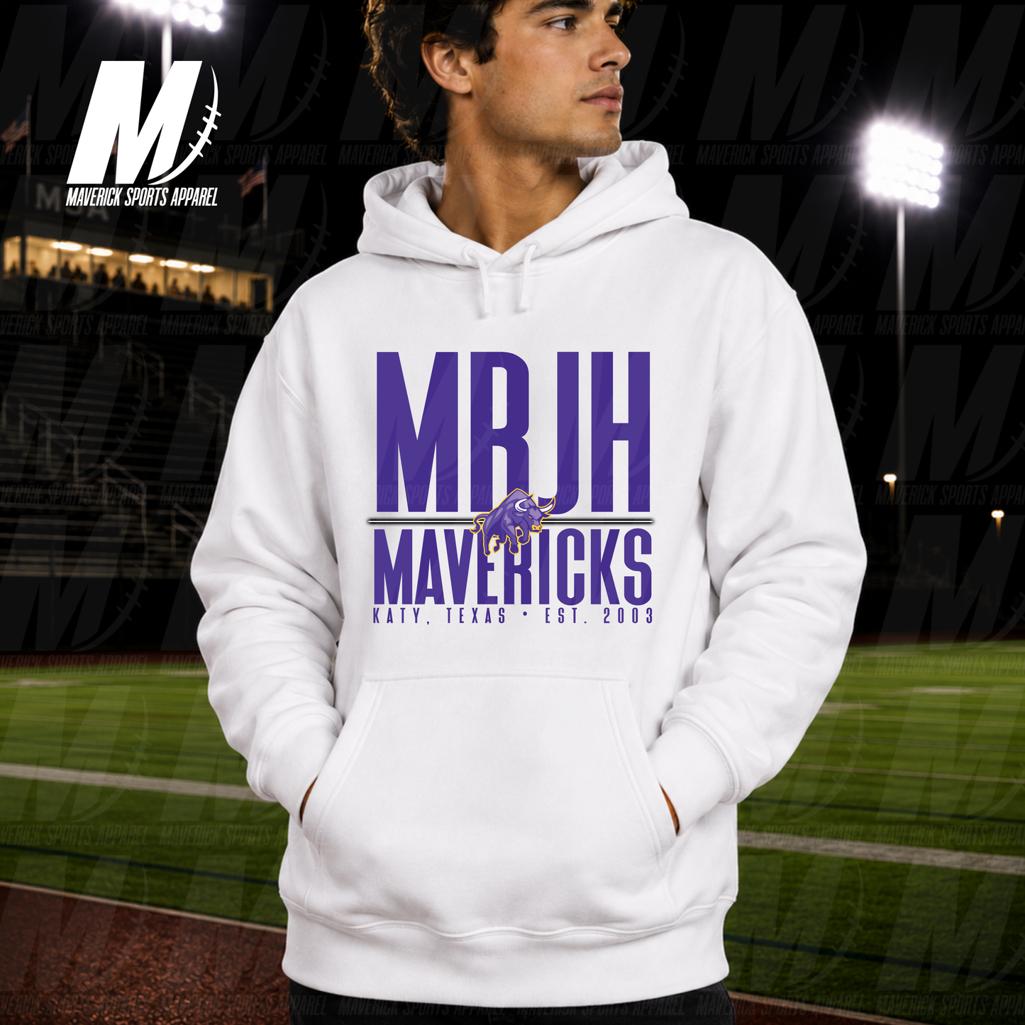 Morton Ranch Mavericks Baseline – Hyperactive Fleece Hoodie