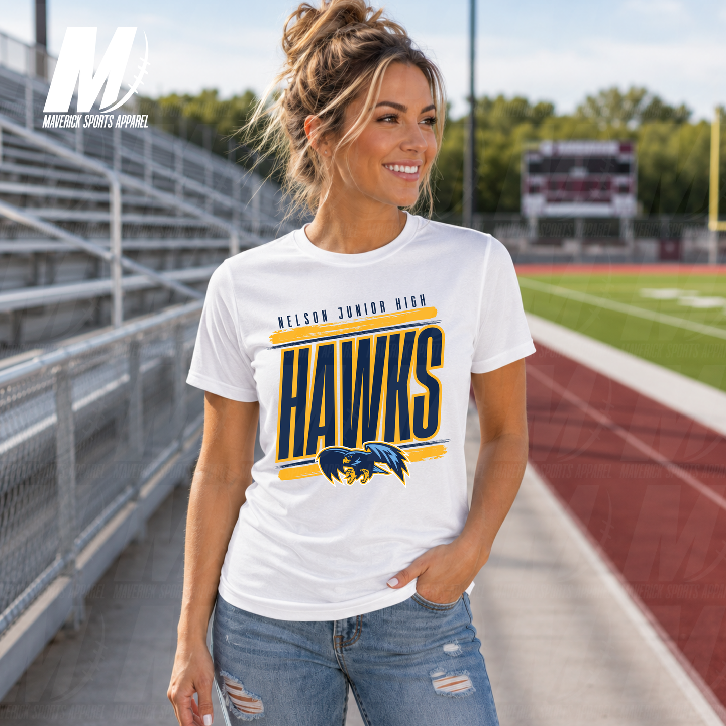 Nelson Hawks Vertical Varsity – Soft Tek Series