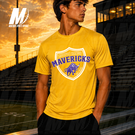Morton Ranch Mavericks Vintage Shield – Xtreme Tek Dri Fit Series