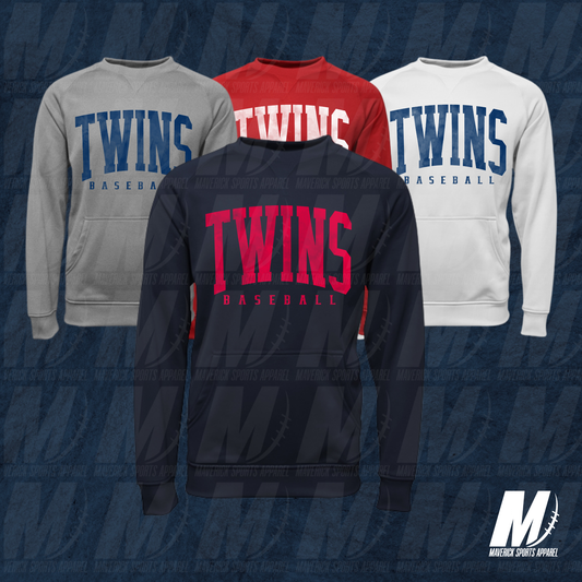 Twins Baseball Pullover Sweatshirt