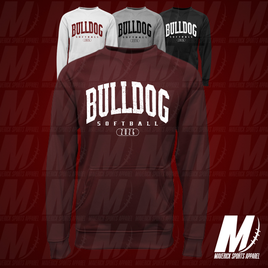Bulldog Softball Varsity Pullover Sweatshirt