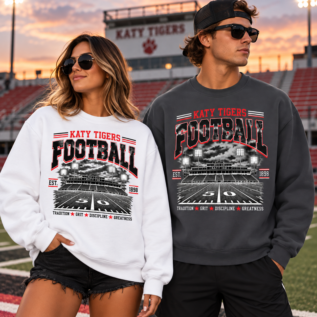 Friday Night Culture | All Schools | FTBL SZN Crewneck Sweatshirt