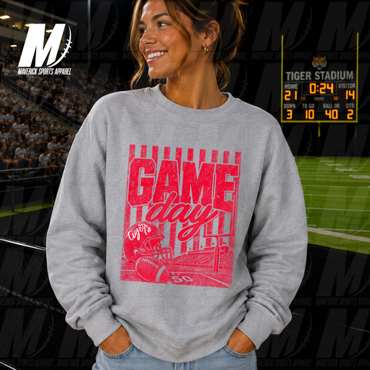 Stadium Nights | Katy ISD | FTBL SZN Crewneck Sweatshirt