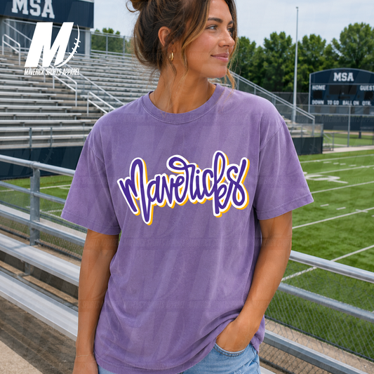 Morton Ranch Mavericks Bubble Script – Comfort Colors® Series