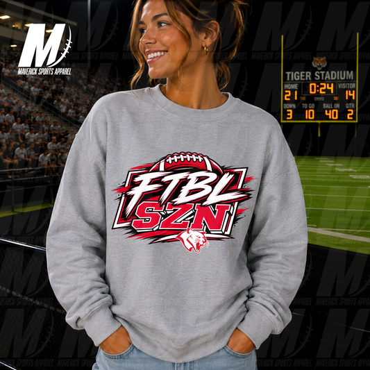 Game Face | Tomball ISD | FTBL SZN Crewneck Sweatshirt