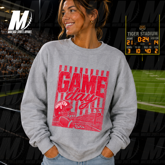 Stadium Nights | Tomball ISD | FTBL SZN Crewneck Sweatshirt